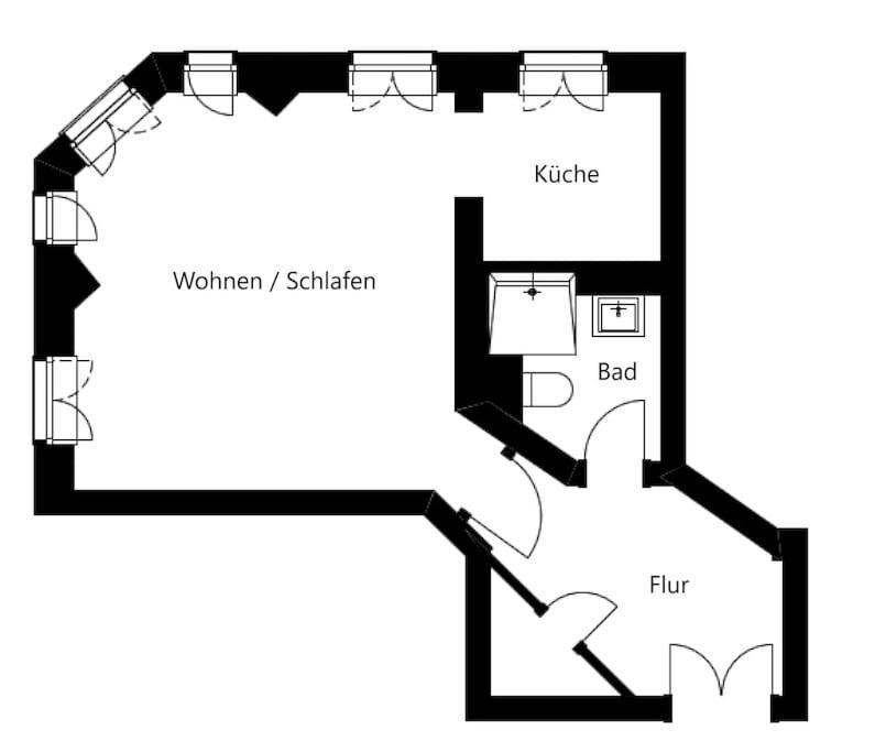 Schicke & Zentrale Altbauwohnung Leipzig Exterior photo